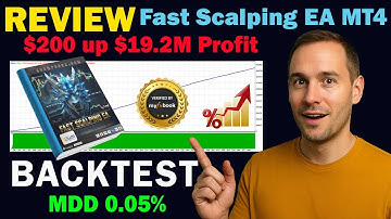Fast Scalping EA MT4 Review Signal MyFxBook 3,473% and Backtest $19.2M profit in 7 month | EcomForex