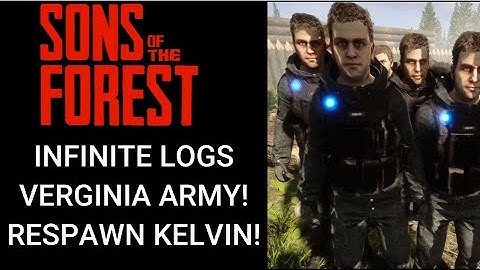 Sons of The Forest LOG HACK! Virginia respawn, Kelvin respawn! Infinite items! Cheat engine Table