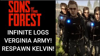 Sons of The Forest LOG HACK! Virginia respawn, Kelvin respawn! Infinite items! Cheat engine Table