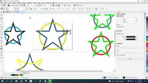 CorelDraw Tips & Tricks Interlocking Star and Ring Part 2