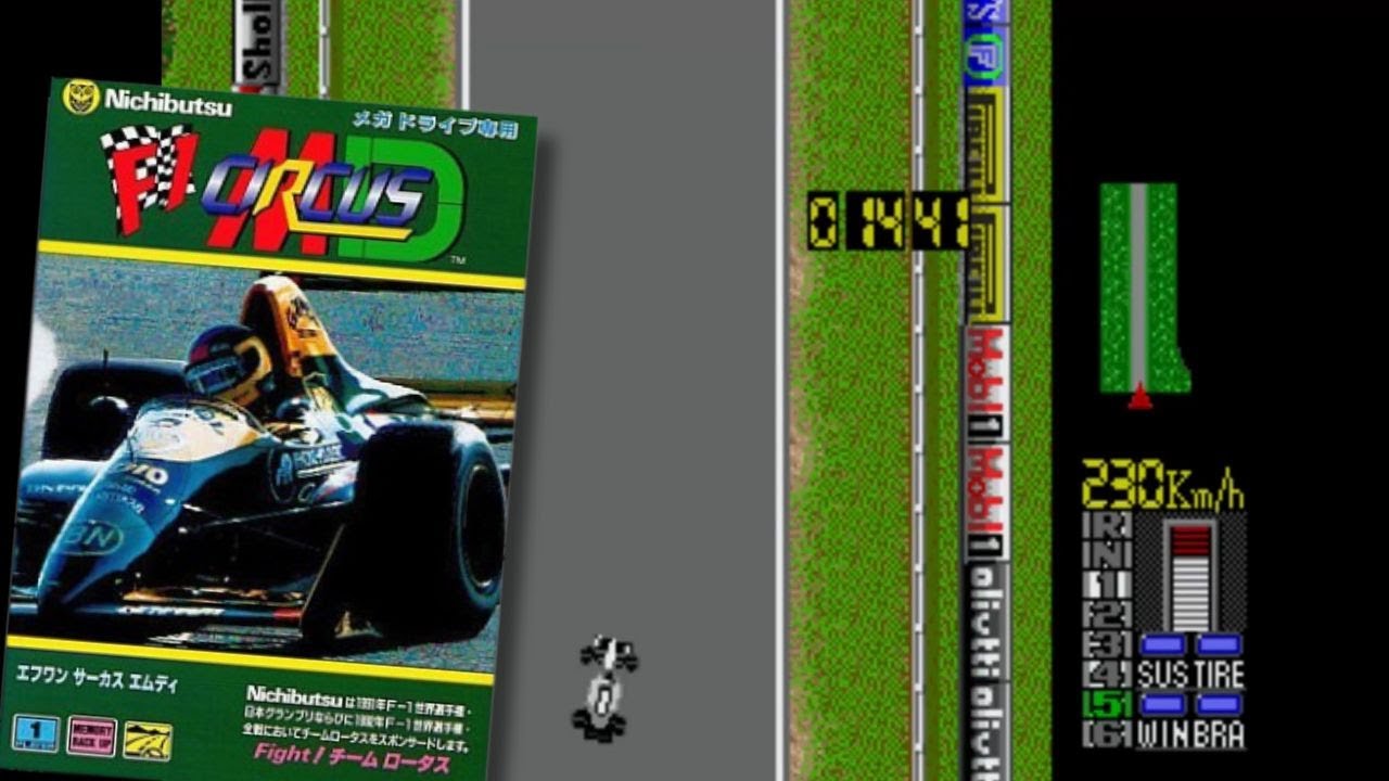 F1 Circus MD Mega Drive - YouTube