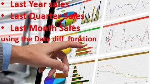 last month sales last year sales using date diff function in Tableau