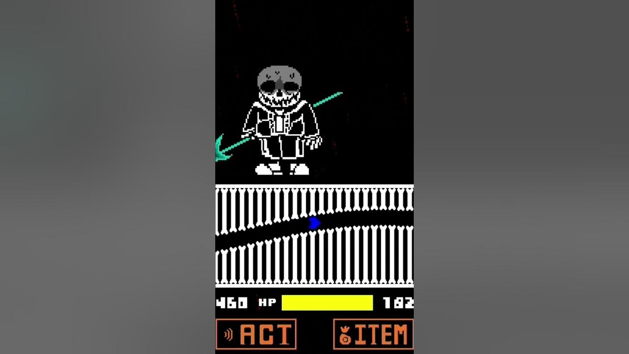 Under_13690 Determination Sans - UndyneSans FINAL ATTACK! #undertale #sans #undyne #shorts