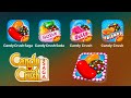 Candy Crush Saga,Candy Crush Soda Saga,Candy Crush Jelly Saga,Candy Crush Friends Saga