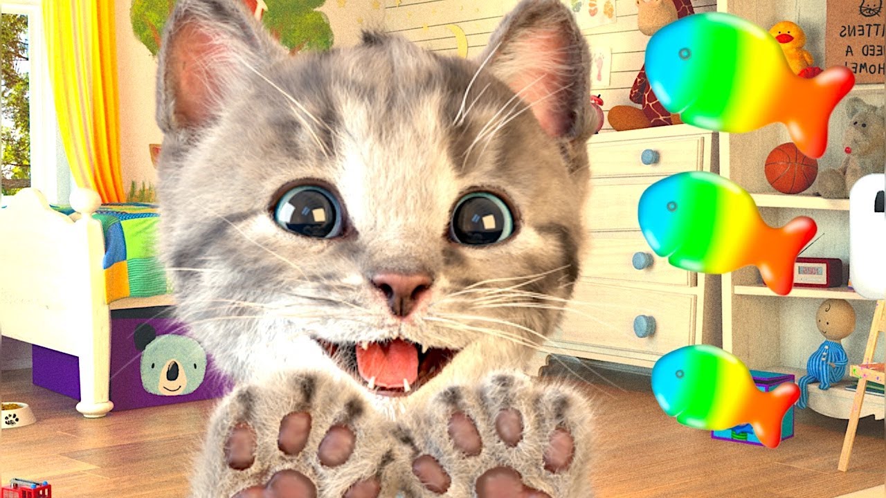 CUTE LITTLE KITTEN ⭐ADVENTURE 😺 ANIMATED STORIES ✨ Play Fun Pet Care Educational Video For Kids 🐱