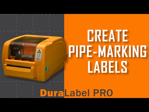 Create Pipe Marking Labels with the DuraLabel PRO Series