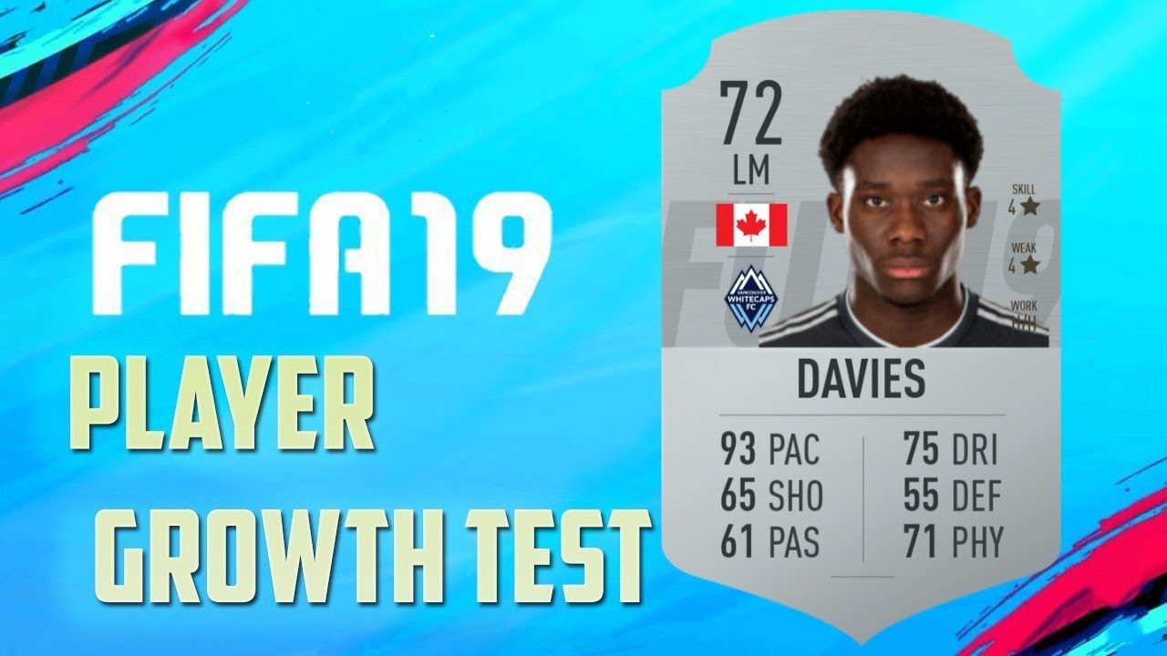 Fifa 19 Alphonso Davies Growth Test Gameplay Youtube