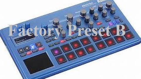 (App) #iELECTRIBE Korg all patch run demo (Preset B) - Amazing Stereo sound samples