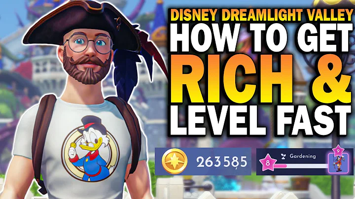 Disney Dreamlight Valley - How To GET RICH & LEVEL...