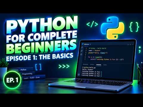 Python Course #1 Python Basics for Absolute Beginners Full Tutorial #Python #LearnToCode