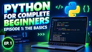 Python Course #1 Python Basics for Absolute Beginners Full Tutorial #Python #LearnToCode