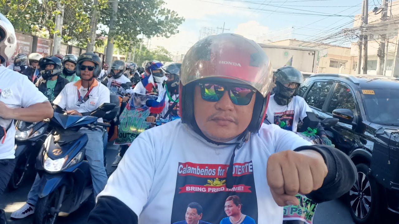 unity rides Calamba Laguna #duterte #bringhimhome - YouTube