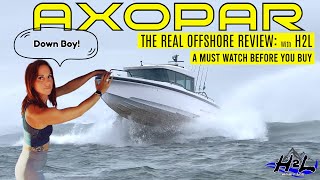 AXOPAR 37 XC 1st TRUE Offshore Full Review - How does Axopar handle rough seas?! by Howe2Live 2022 screenshot 4