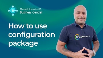 How to use configuration package in Business Central | #tutorial #microsoft