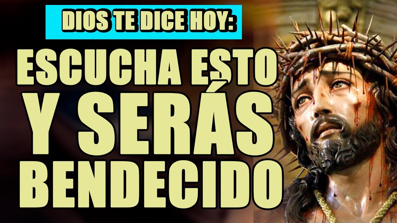 DIOS TE DICE HOY ¿ME REGALAS UNOS MINUTOS ESCUCHA ESTO Y SERÁS ...