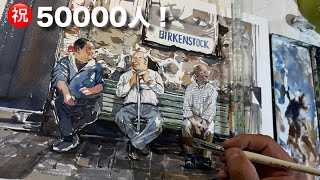 361【50000人突破記念！】あのイケメンを描く！ - YouTube