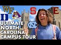 Touring every north carolina college so you dont have to  duke unc nc state etc