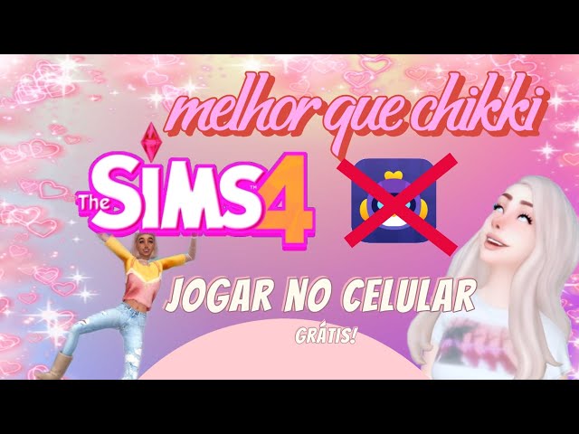 COMO JOGAR THE SIMS 4 NO CELULAR! 