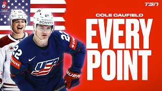 EVERY COLE CAUFIELD POINT FROM THE 2024 MEN’S WORLD HOCKEY CHAMPIONSHIP