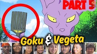 If Goku and Vegeta were BLACK part 5! REACTIONS MASHUP