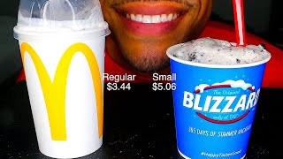 MCDONALD'S OREO MCFLURRY VS DAIRY QUEEN OREO BLIZZARD | PRICES COMPARISON | WHICH IS BETTER?