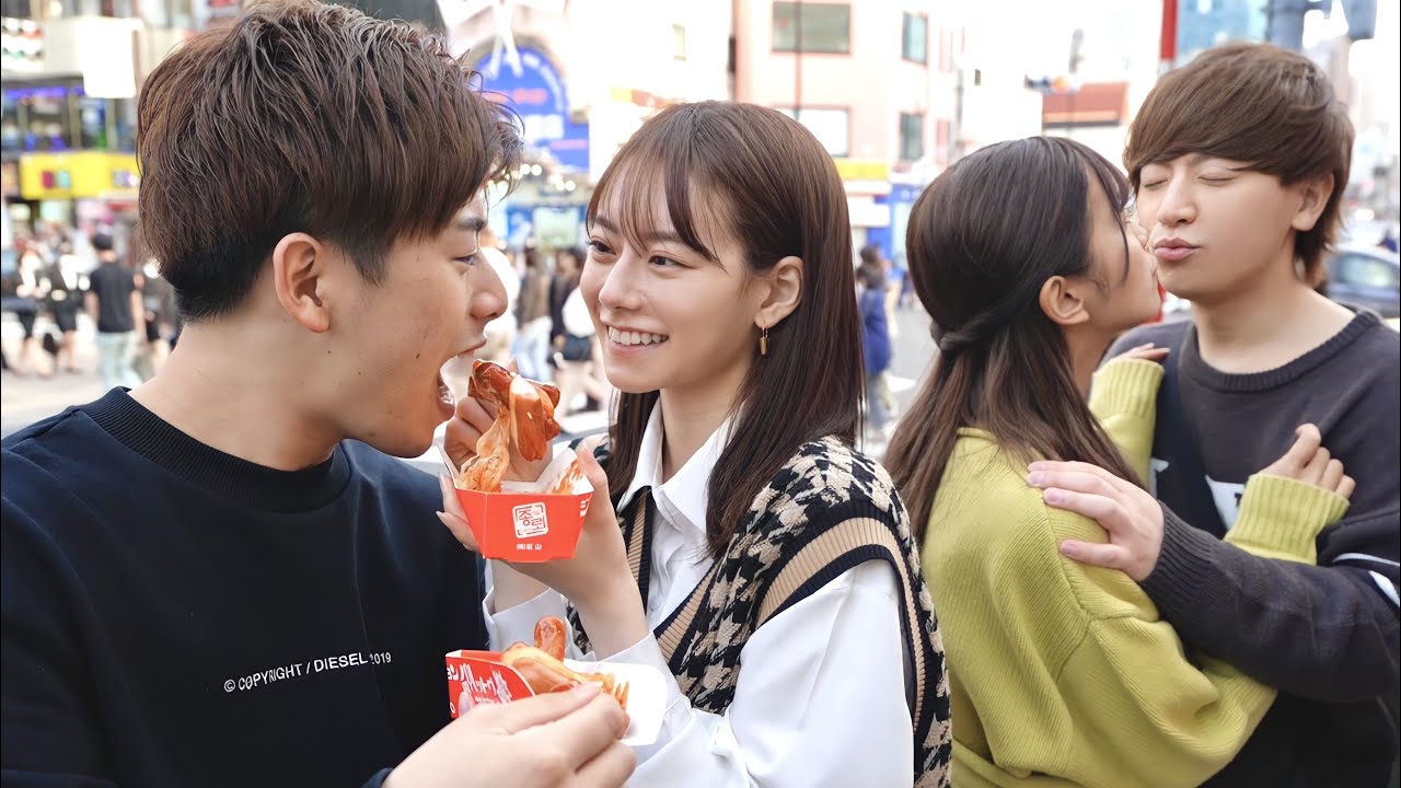 神回 カップルにバレずにゆんちゃんとキスをどれだけできるのか Youtube