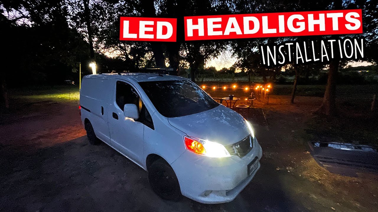 Seeing Better In Van Life Installing TorchBeam LED Headlights On 2020