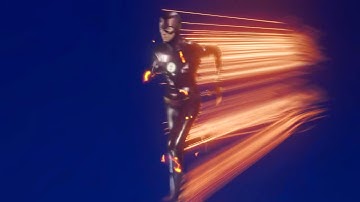 The Flash Running Into The Speed Force | Blender Animation