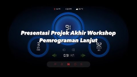 Demo Electric Car Speedometer with Qt