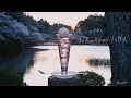 夜にとけゆく桜色のクリームソーダを作る動画。