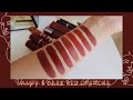 My Vampy &amp; Dark Red Lipstick Collection