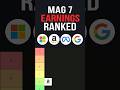 Ranking the Mag 7 Tech Earnings