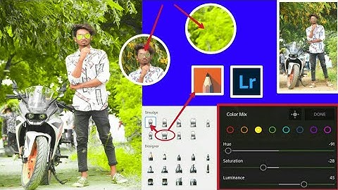 Autodesk Face Smooth Editing Step By Step+lightroom editing background+colour change @Prem Editing