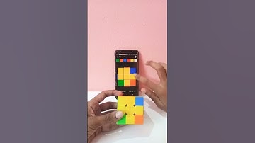 Cubex app to solve a rubiks cube#shorts