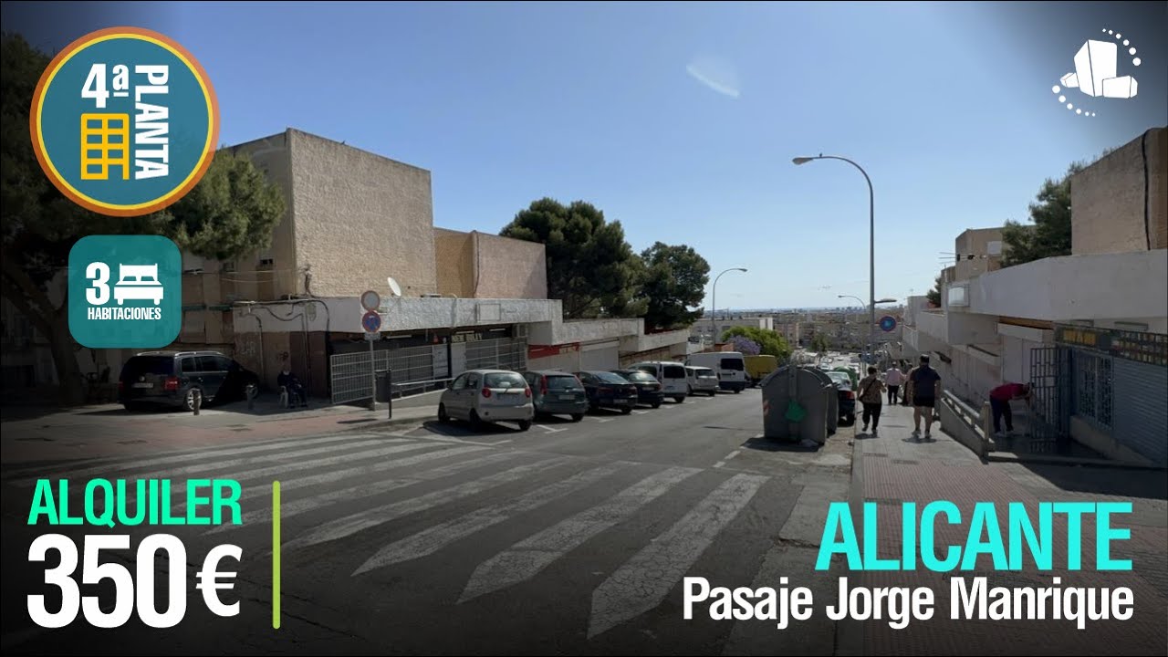 ✅ ALQUILADO ✅ ☀️ALICANTE/ ALQUILER💰350€⭐️3 Habitaciones/ Cocina equipada y amueblada⭐️