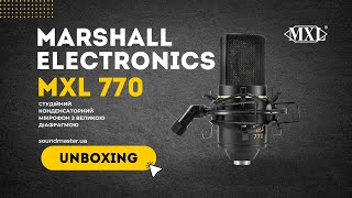 Marshall Electronics MXL770 UNBOXING - розпаковка студійного мікрофону #shorts