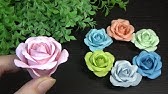 Diy How To Make Paper Roses Youtube