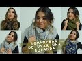 10 FORMAS DE USAR UNA BUFANDA