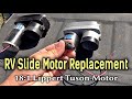 RV Slide Out Repair - Replacing a Faulty Electric Motor Assembly (Lippert 18:1 Tuson Motor 125802)