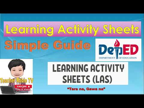 Learning Activity Sheets LAS