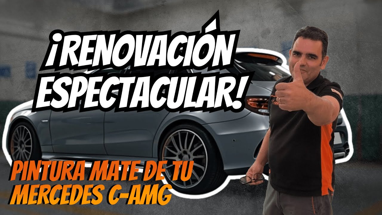 🔥 ¡RENOVACIÓN ESPECTACULAR! 🔥 Pintura Mate de tu MERCEDES C-AMG 🚗