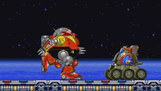 The Death Egg Robot Vs All Sonic Advance 2's Boss (XX Zone) Sprite animation