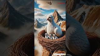 A Pigeon Made A Nest On The Hill