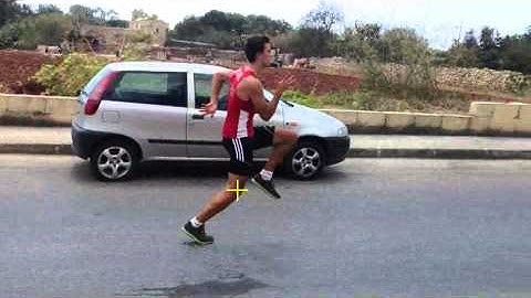 Online video Running Gait analysis - Knee tracking