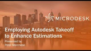 Employing Autodesk Takeoff to Enhance Estimations