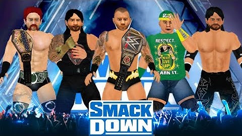 Wr3d 2k21-Smackdown live episode 14 with commentary || custom fed