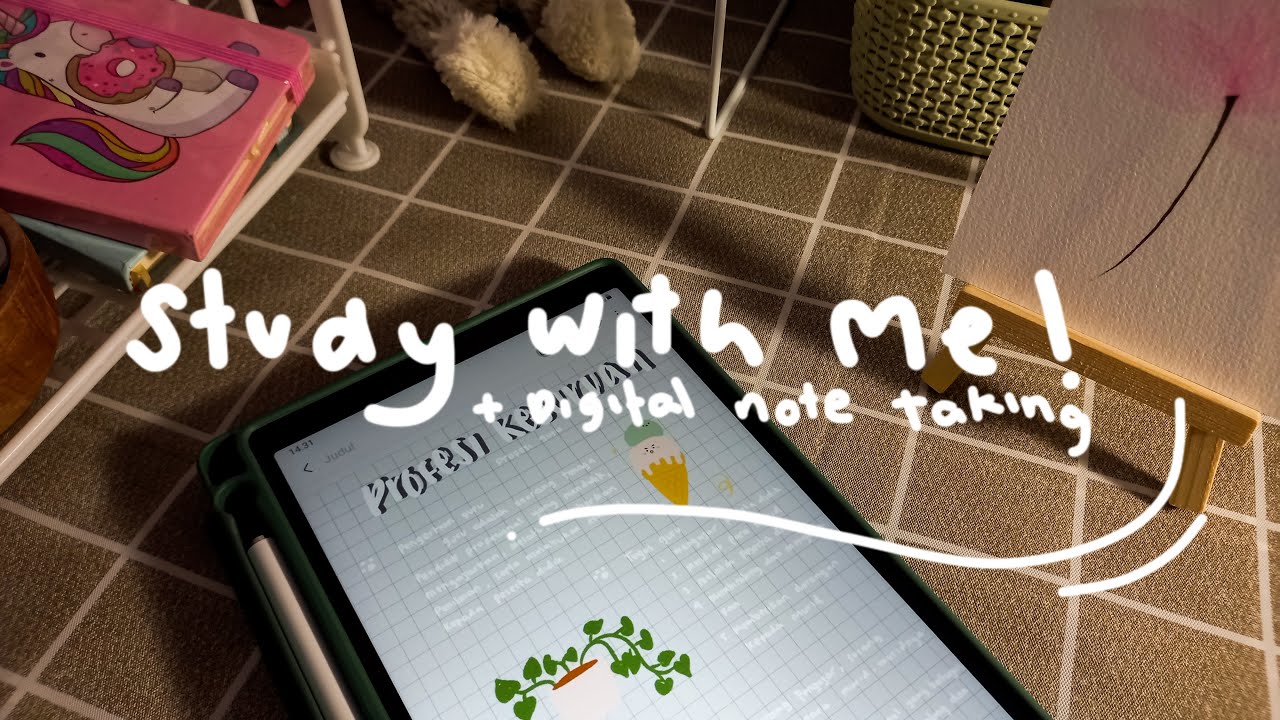 Samsung Digital Note Making Study with Me | Digital Note Taking on My Android Samsung Tablet ...
