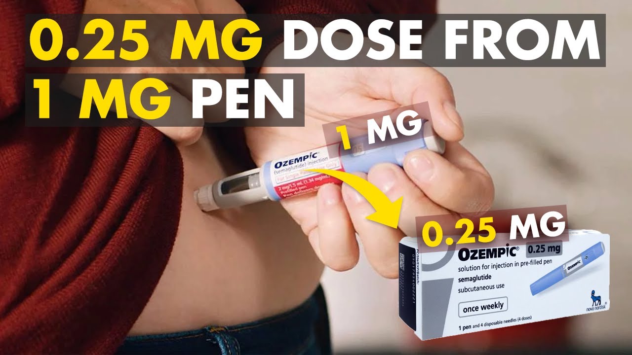 Unbelievable Trick to Extract a 0.25mg Dose from Your Ozempic 1mg Pen