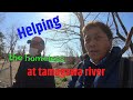 Helping the homeless at tamagawa river Part 1