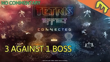 Tetris Effect Connected Boss Raid Gameplay #3 Xbox Series X (No Commentary)